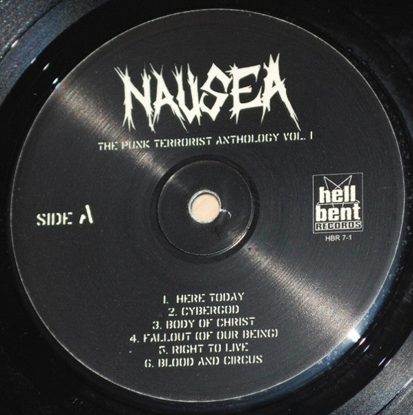 Nausea (2) : The Punk Terrorist Anthology Vol. 1 (LP,Compilation,Remastered,Limited Edition)