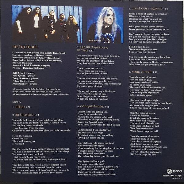 Saxon : Metalhead (LP,Album,Limited Edition,Numbered,Reissue)