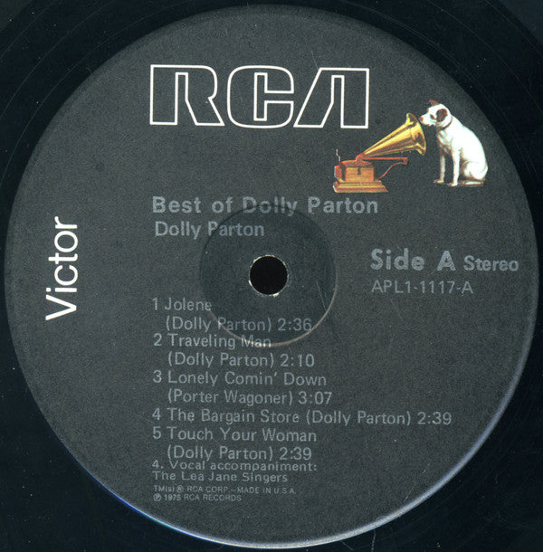Dolly Parton : Best Of Dolly Parton (LP,Compilation,Reissue,Stereo)