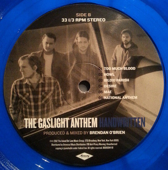 Gaslight Anthem, The : Handwritten (LP,Album,Limited Edition)