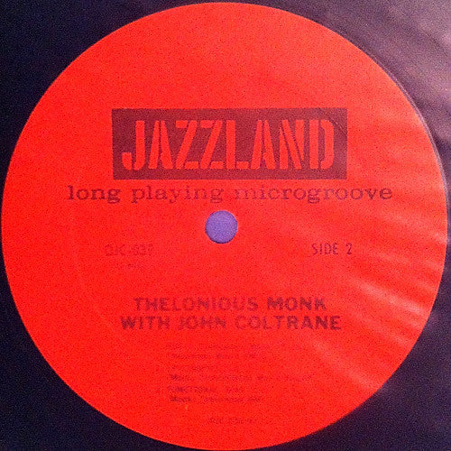 Thelonious Monk With John Coltrane : Thelonious Monk With John Coltrane (LP,Album,Reissue)