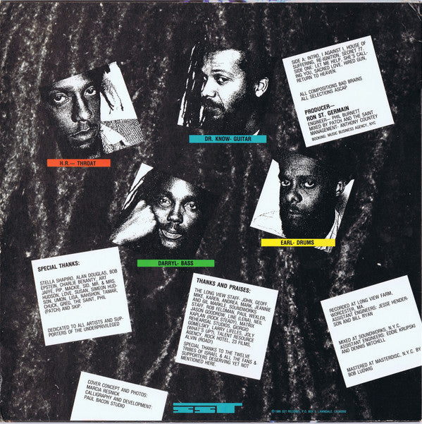 Bad Brains : I Against I (LP,Album)