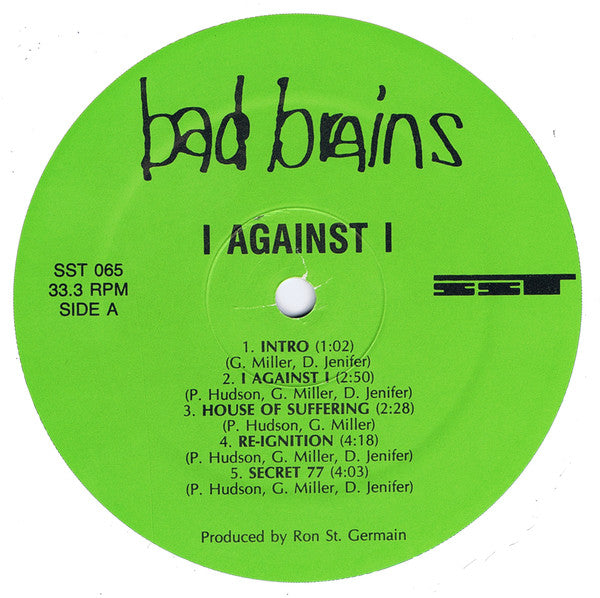 Bad Brains : I Against I (LP,Album)