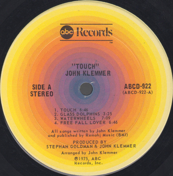 John Klemmer : Touch (LP,Album)