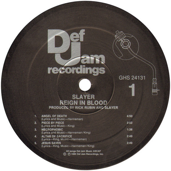 Slayer : Reign In Blood (LP,Album)