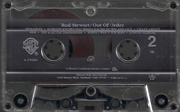 Rod Stewart : Out Of Order (Album,Misprint)