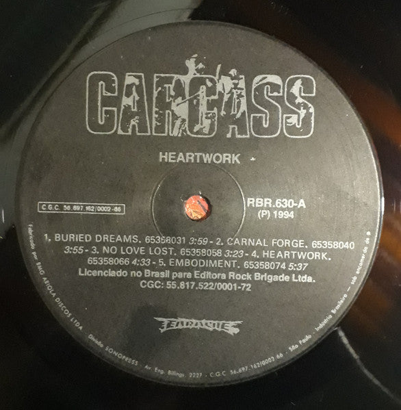 Carcass : Heartwork (LP,Album)