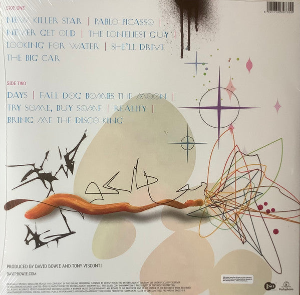 David Bowie : Reality (LP,Album,Reissue,Remastered)