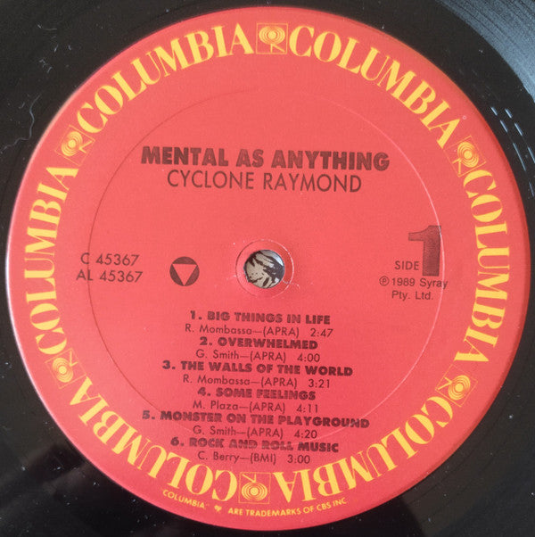 Mental As Anything : Cyclone Raymond (LP,Album)