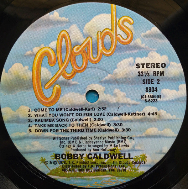 Bobby Caldwell : Bobby Caldwell (LP,Album,Stereo)