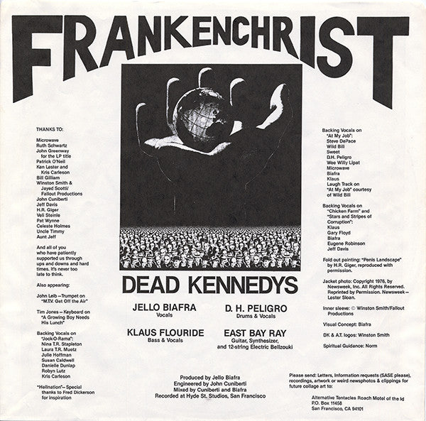 Dead Kennedys : Frankenchrist (LP,Album)