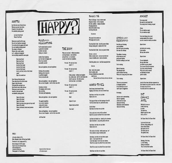 Public Image Limited : Happy? (LP,Album)