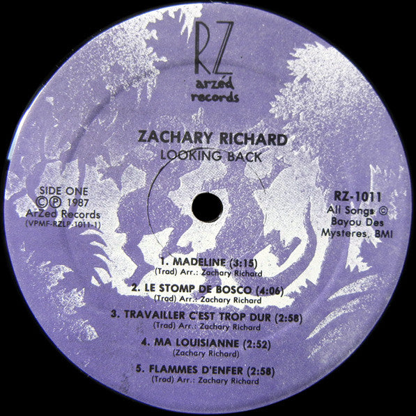 Zachary Richard : Looking Back (LP,Compilation)