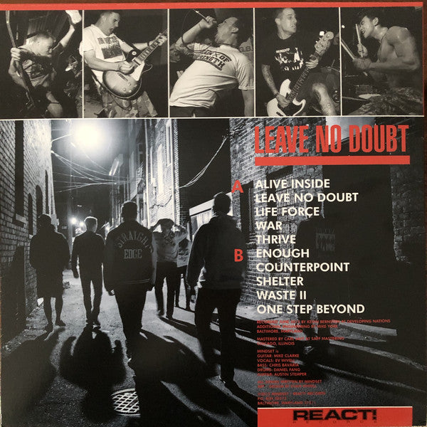 Mindset (5) : Leave No Doubt (12",45 RPM,Album)
