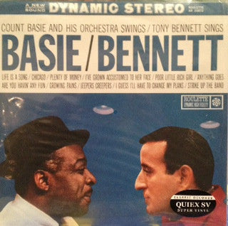 Count Basie Orchestra, Tony Bennett : Count Basie Swings And Tony Bennett Sings (LP,Album,Reissue,Remastered,Stereo)