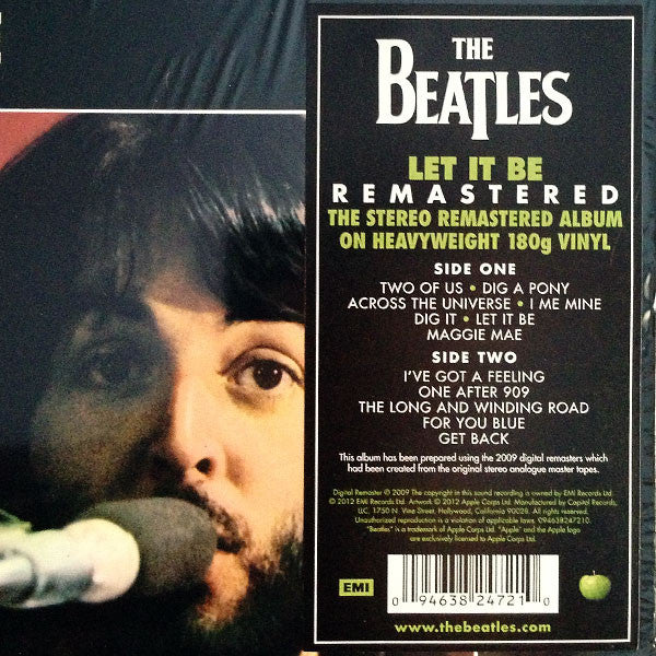 Beatles, The : Let It Be (LP,Album,Reissue,Remastered)