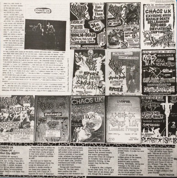 Chaos UK : Chaos U.K. (LP,Album,Reissue,Repress)