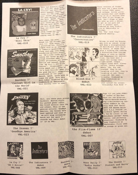 Sicko : 3/23/96 (Fireside Bowl - Chicago, IL) (7",EP,33 ⅓ RPM)