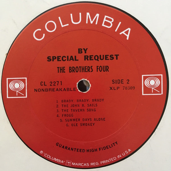 Brothers Four, The : By Special Request (LP,Album,Mono)