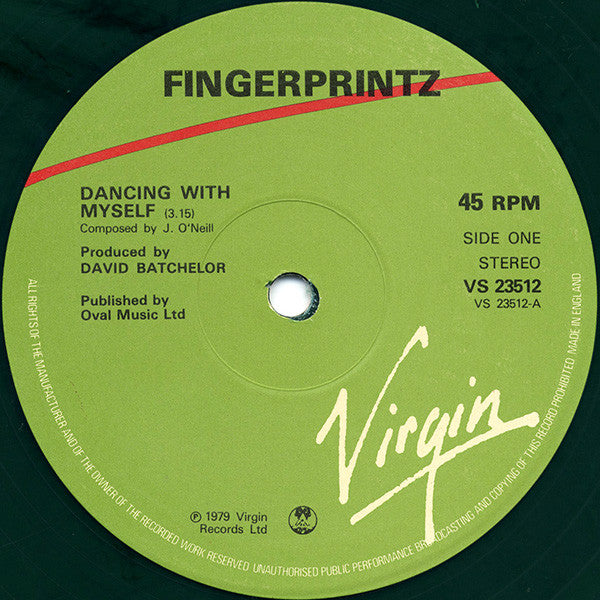 Fingerprintz (2) : Dancing With Myself (12",45 RPM,Single)