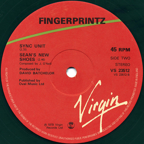 Fingerprintz (2) : Dancing With Myself (12",45 RPM,Single)