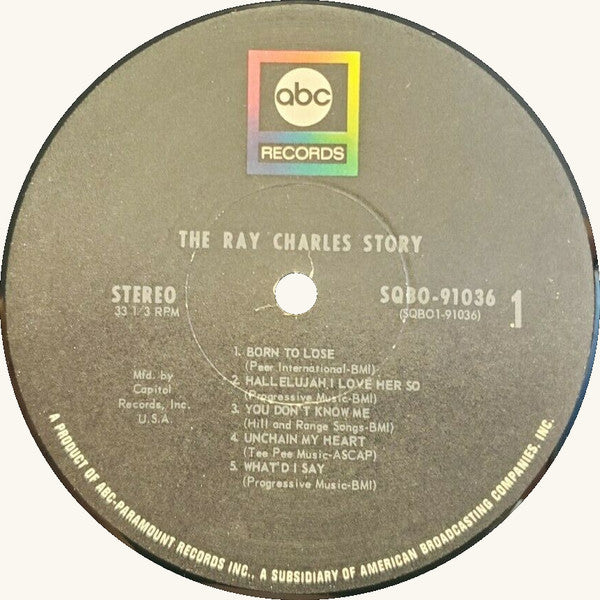 Ray Charles : The Ray Charles Story (LP,Compilation,Club Edition,Stereo)