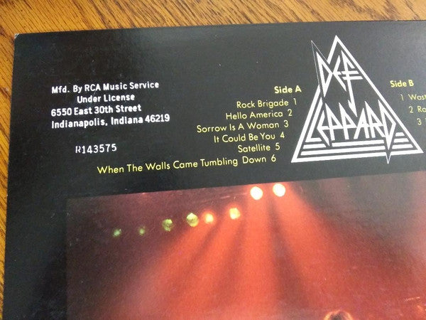 Def Leppard : On Through The Night (LP,Album,Club Edition)