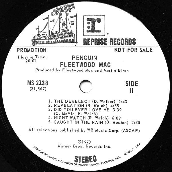 Fleetwood Mac : Penguin (LP,Album,Promo,Stereo)