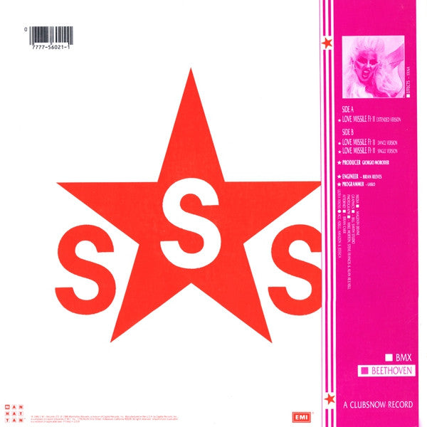 Sigue Sigue Sputnik : Love Missile F1-11 (12",45 RPM,Maxi-Single)