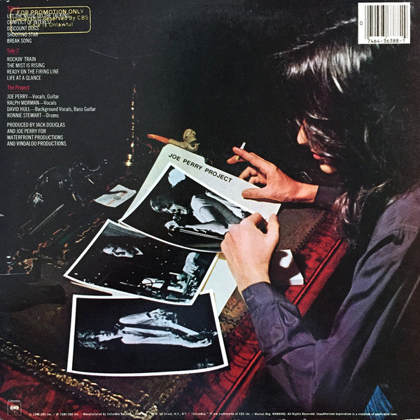 Joe Perry Project, The : Let The Music Do The Talking (LP,Album,Promo)