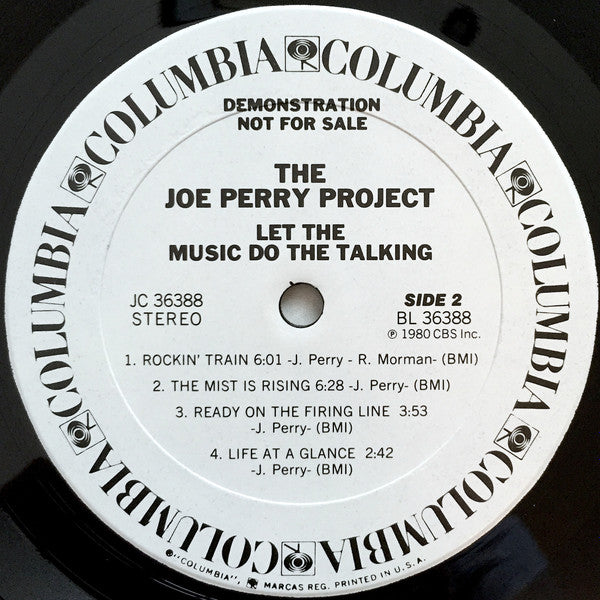 Joe Perry Project, The : Let The Music Do The Talking (LP,Album,Promo)