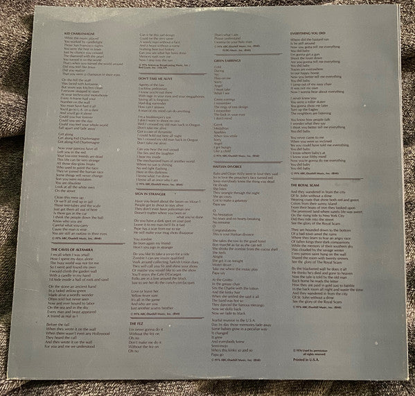 Steely Dan : The Royal Scam (LP,Album)