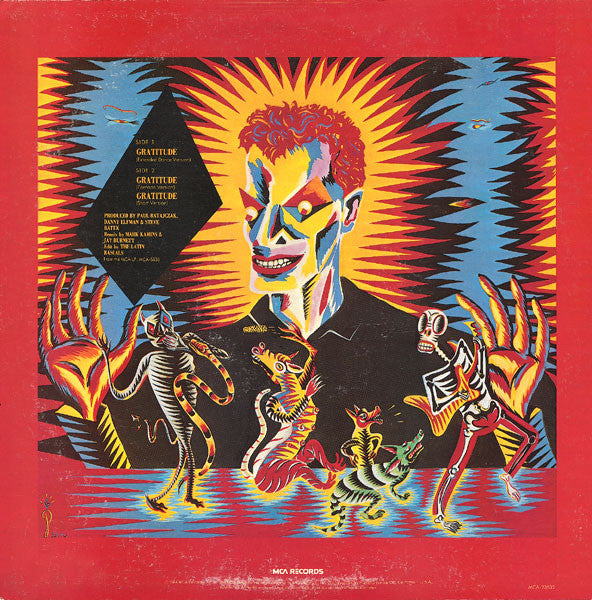 Danny Elfman : Gratitude (12",33 ⅓ RPM,Single)