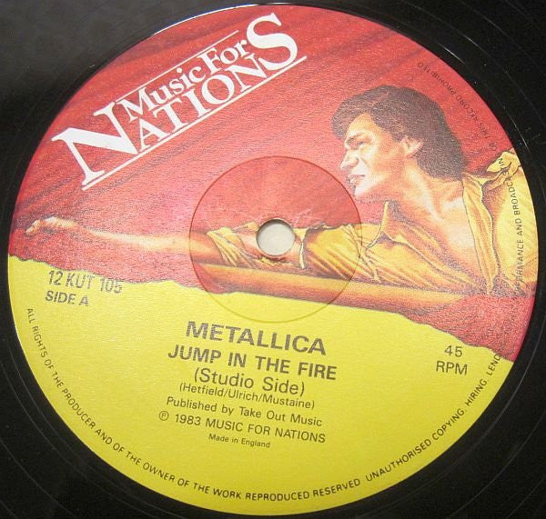Metallica : Jump In The Fire (12",45 RPM,Reissue)