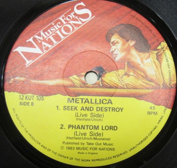 Metallica : Jump In The Fire (12",45 RPM,Reissue)