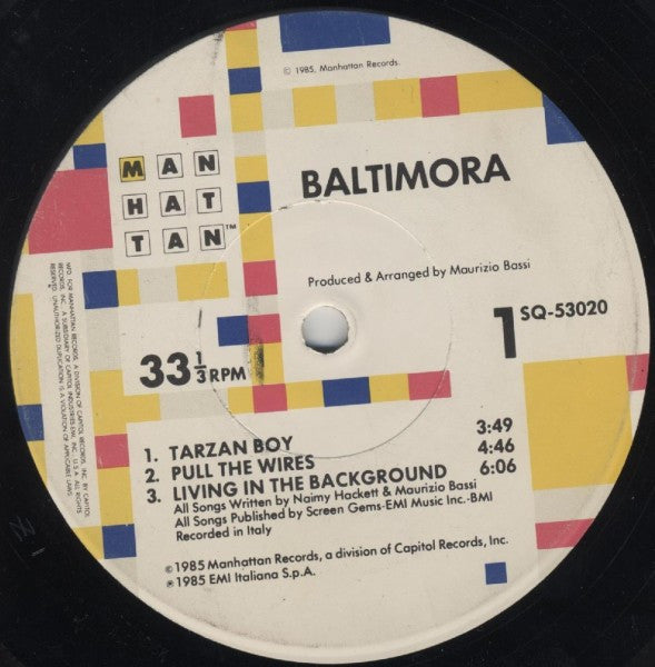 Baltimora : Living In The Background (LP,Album)