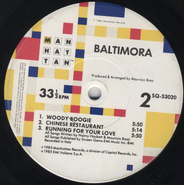 Baltimora : Living In The Background (LP,Album)