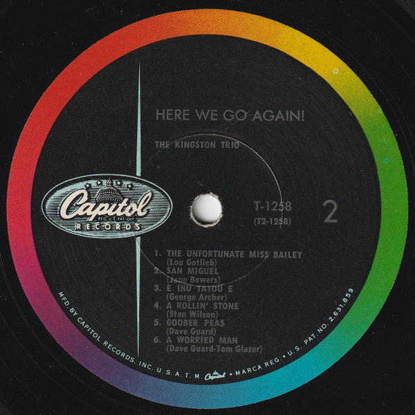 Kingston Trio : Here We Go Again! (LP,Album,Mono)