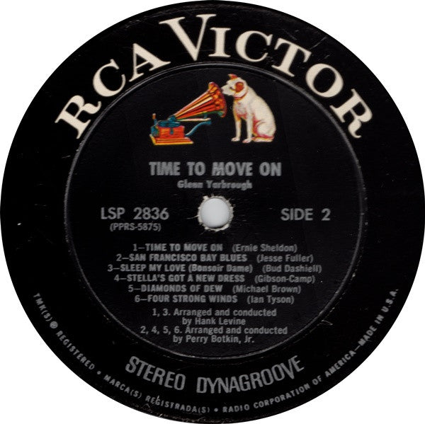 Glenn Yarbrough : Time To Move On (LP,Album,Stereo)