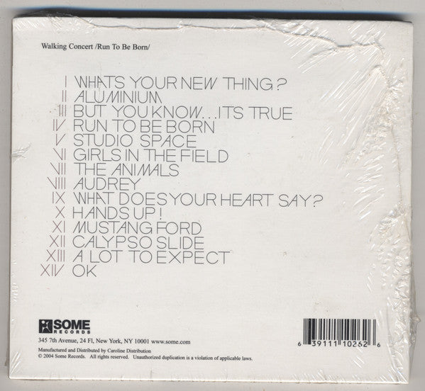 Walking Concert : Run To Be Born (Album)