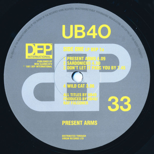 UB40 : Present Arms (LP,Album,Reissue)