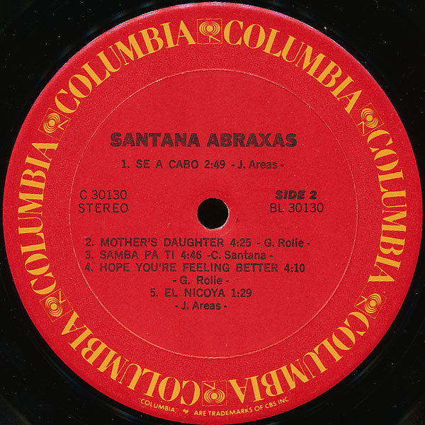 Santana : Abraxas (LP,Album,Reissue)