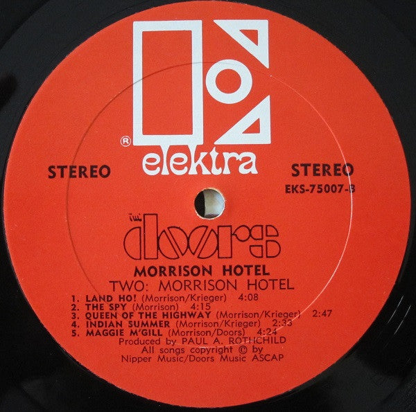 Doors, The : Morrison Hotel (LP,Album,Stereo)