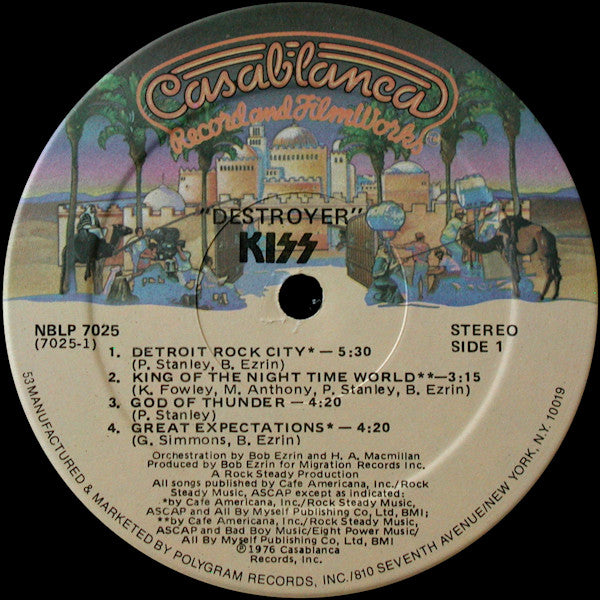Kiss : Destroyer (LP,Album,Reissue)