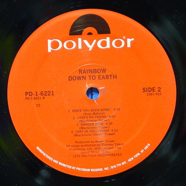 Rainbow : Down To Earth (LP,Album)