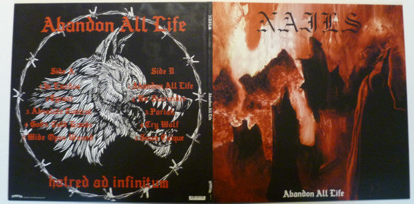 Nails : Abandon All Life (12",45 RPM,Album)