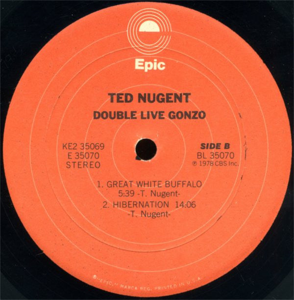 Ted Nugent : Double Live Gonzo! (LP,Album,Stereo)