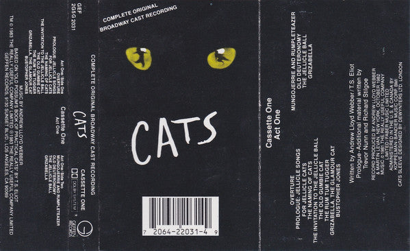 Andrew Lloyd Webber : Cats: Complete Original Broadway Cast Recording ()