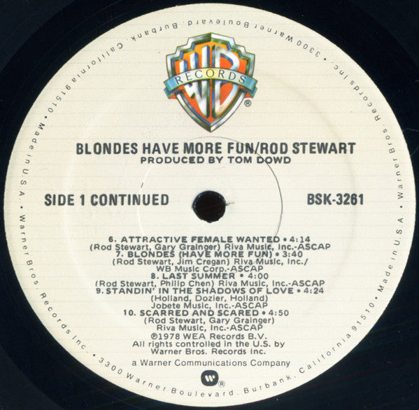 Rod Stewart : Blondes Have More Fun (LP,Album)