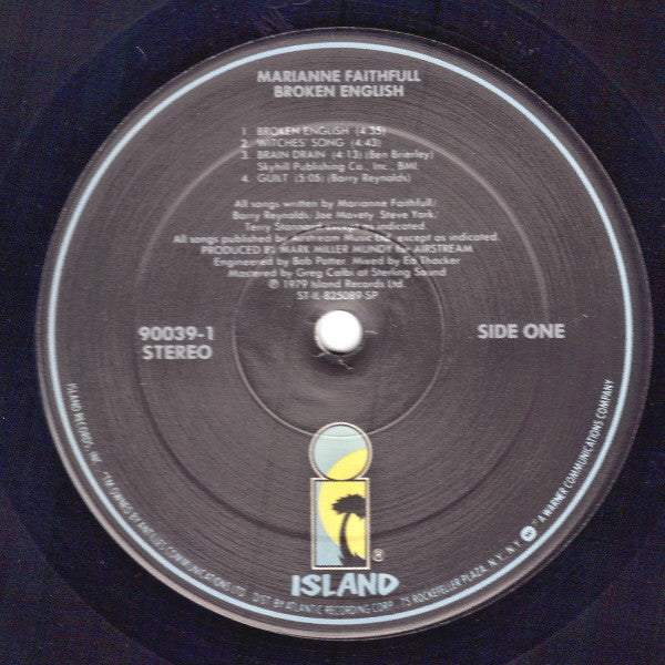 Marianne Faithfull : Broken English (LP,Album,Reissue,Stereo)